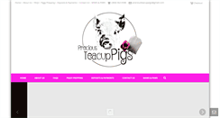 Desktop Screenshot of preciousteacuppigs.com