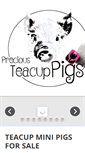 Mobile Screenshot of preciousteacuppigs.com